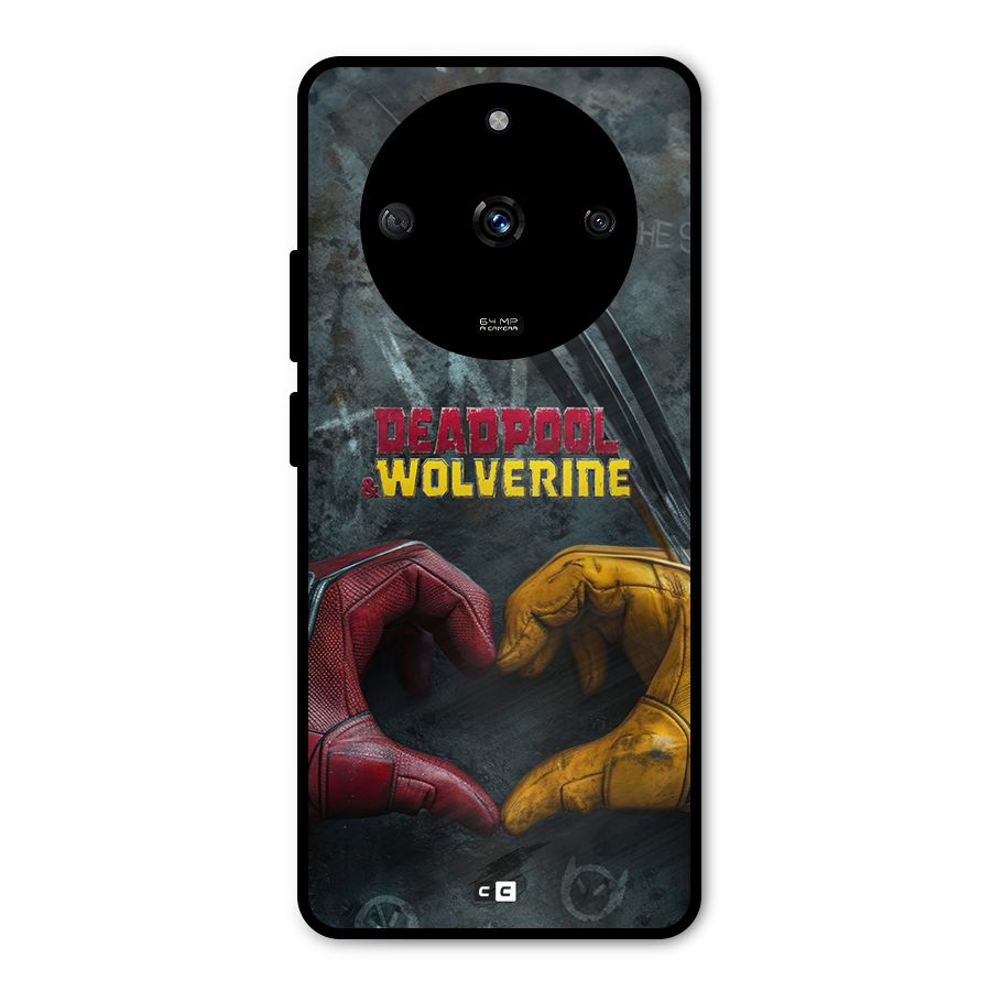 Wade Love Logan Metal Back Case for Realme Narzo 60 5G