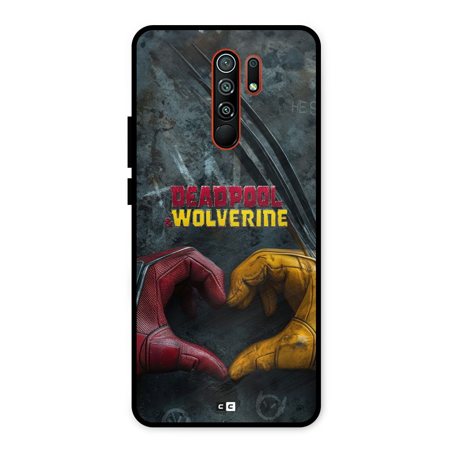 Wade Love Logan Metal Back Case for Redmi 9 Prime