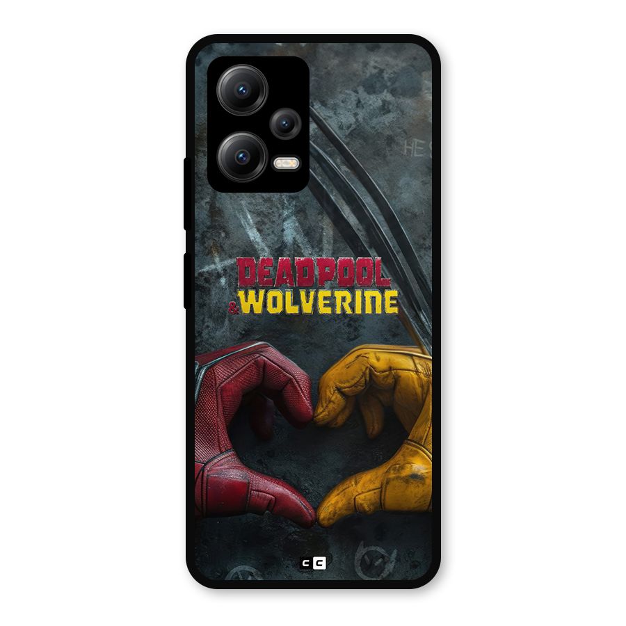 Wade Love Logan Metal Back Case for Redmi Note 12 5G