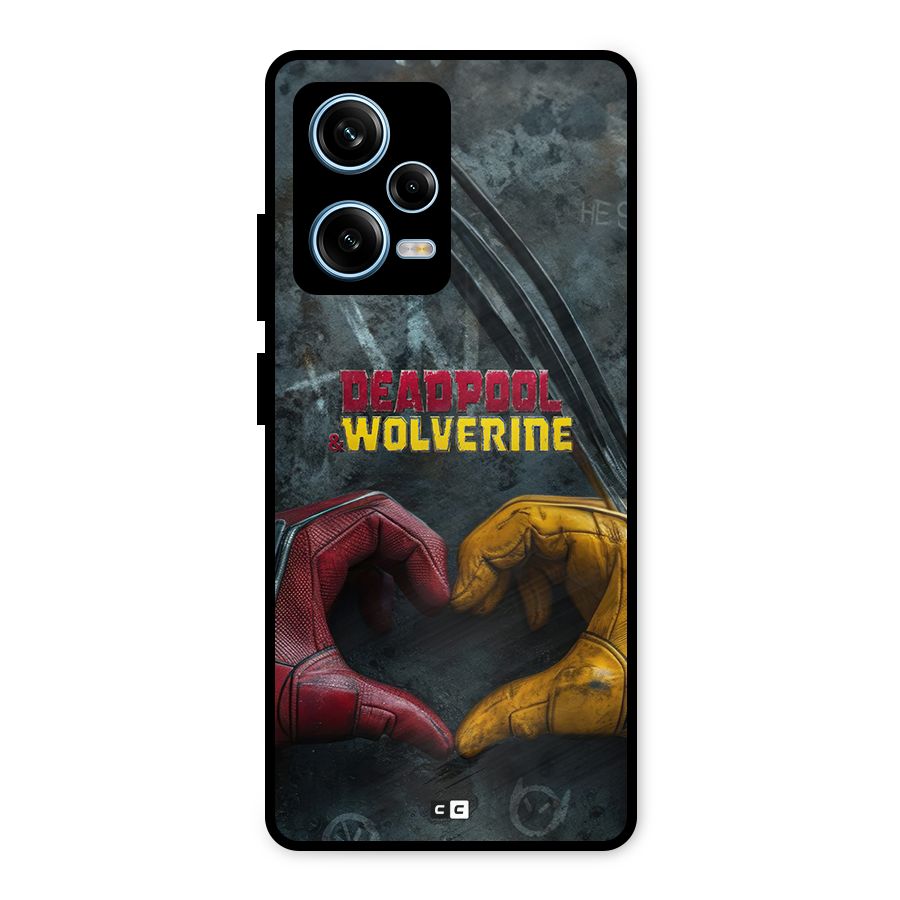 Wade Love Logan Metal Back Case for Redmi Note 12 Pro