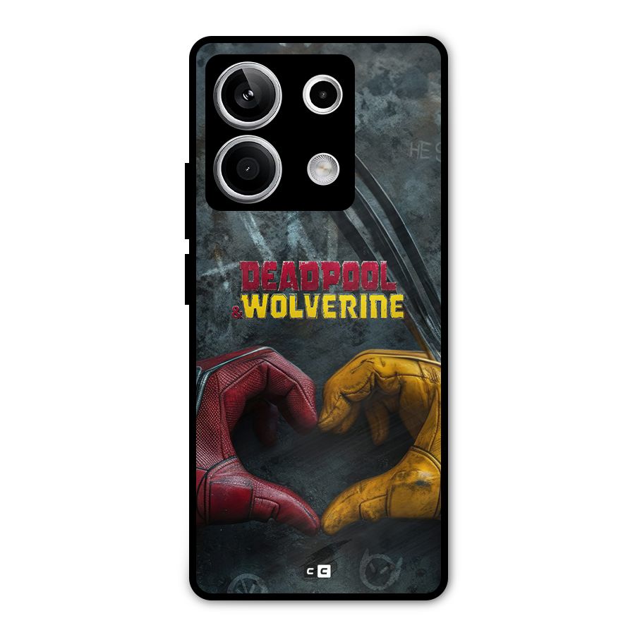 Wade Love Logan Metal Back Case for Redmi Note 13 5G