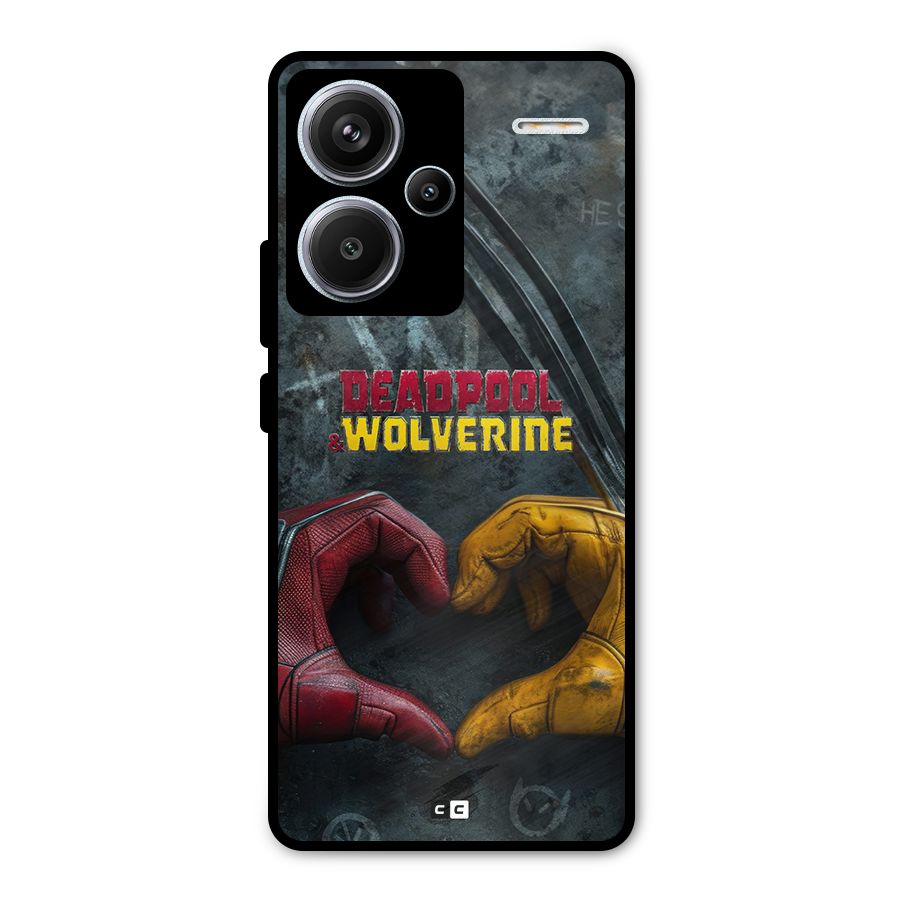 Wade Love Logan Metal Back Case for Redmi Note 13 Pro Plus