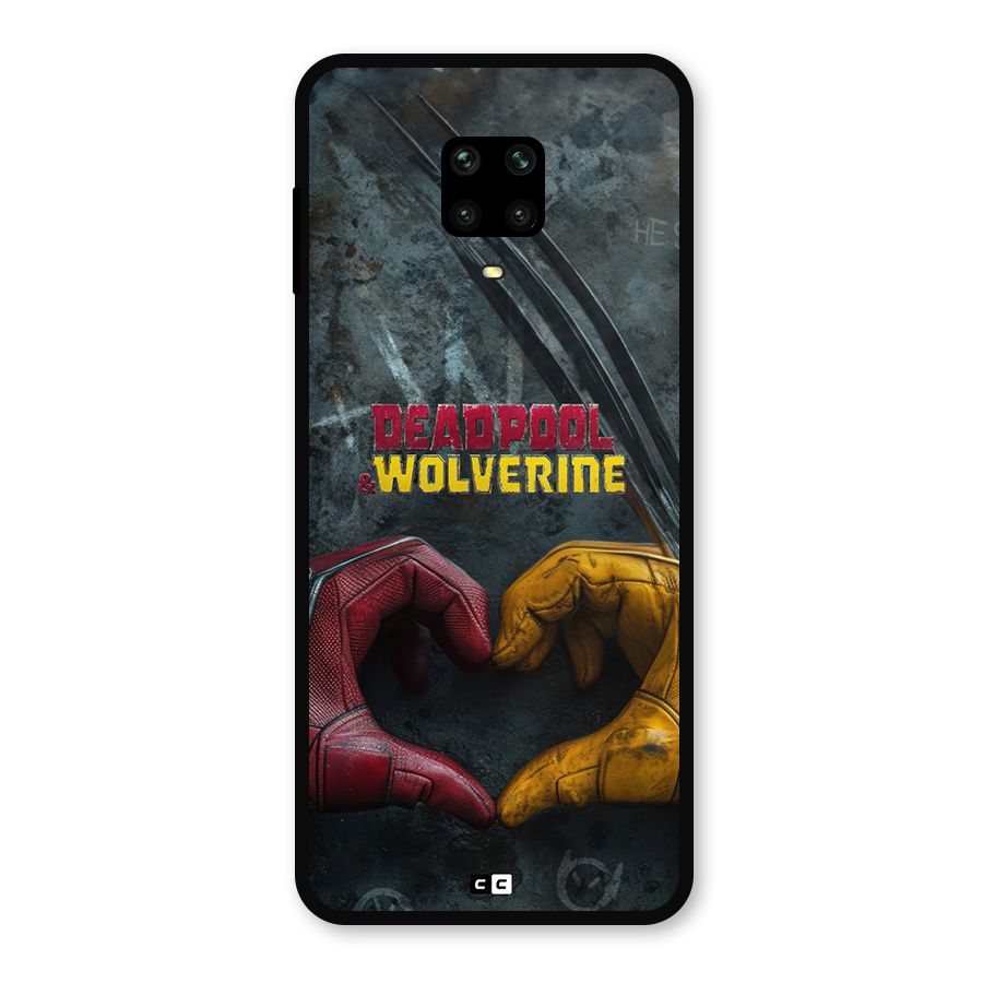 Wade Love Logan Metal Back Case for Redmi Note 9 Pro