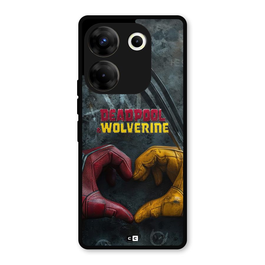 Wade Love Logan Metal Back Case for Tecno Camon 20 Pro
