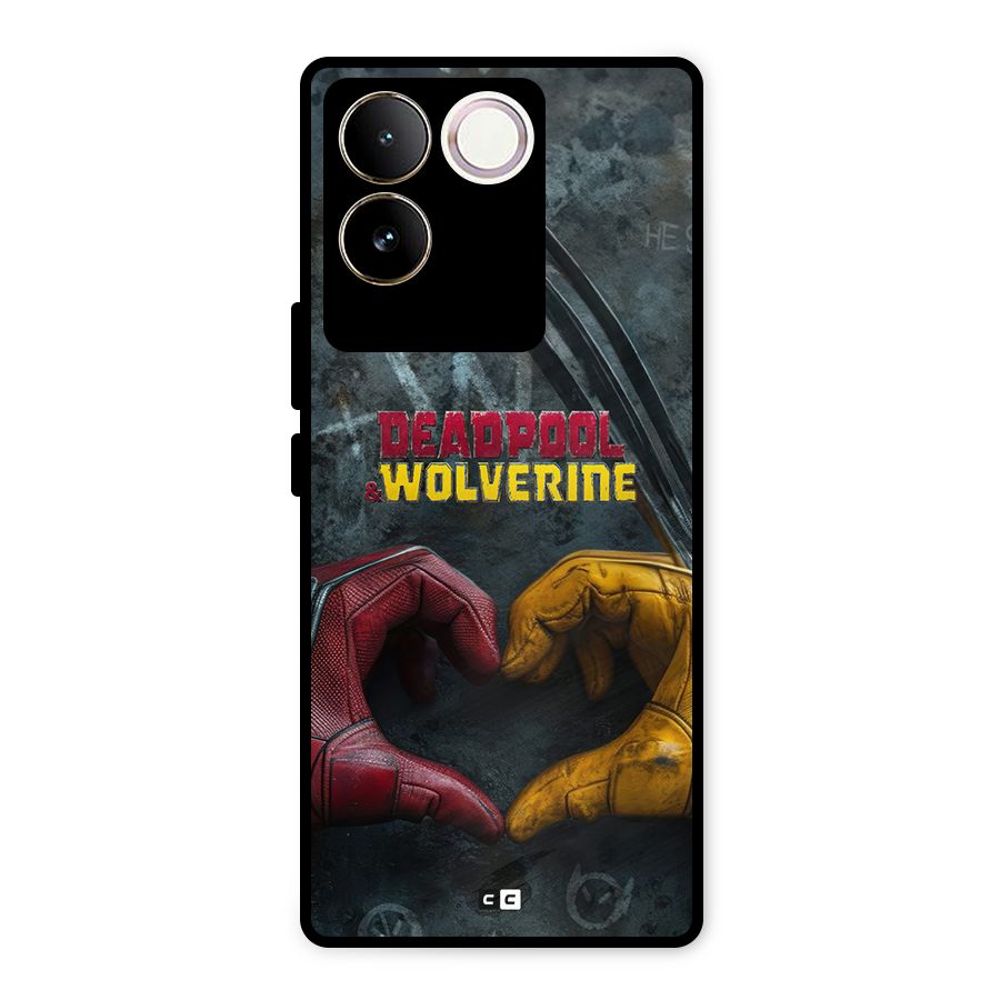 Wade Love Logan Metal Back Case for Vivo T2 Pro