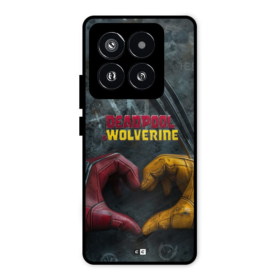 Wade Love Logan Metal Back Case for Xiaomi 14 Pro