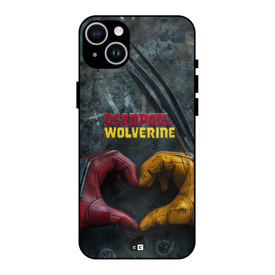 Wade Love Logan Metal Back Case for iPhone 14 Plus