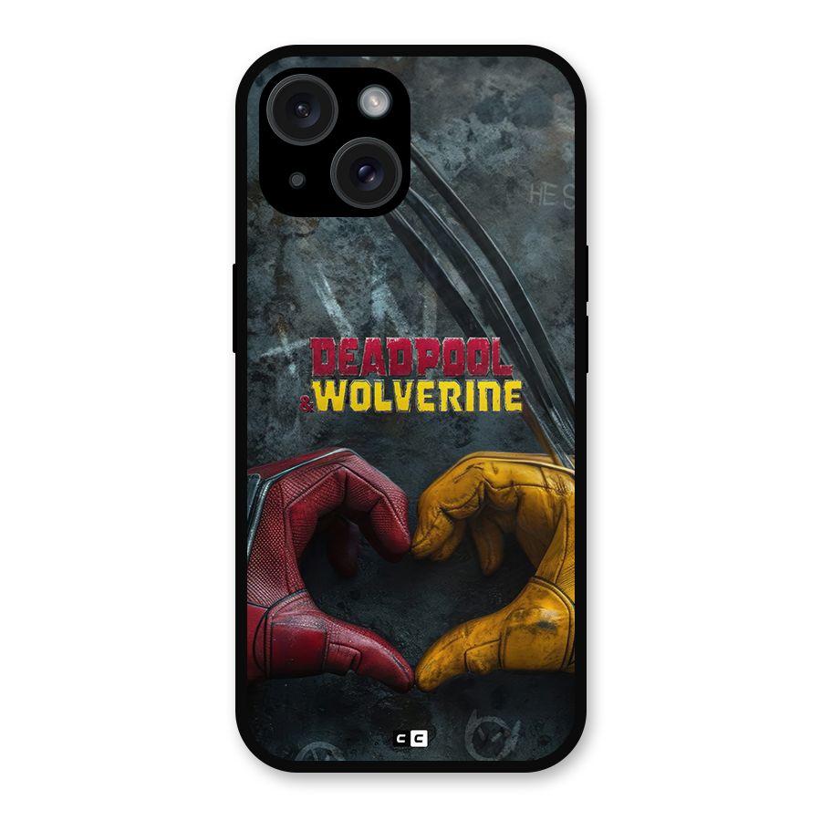 Wade Love Logan Metal Back Case for iPhone 15