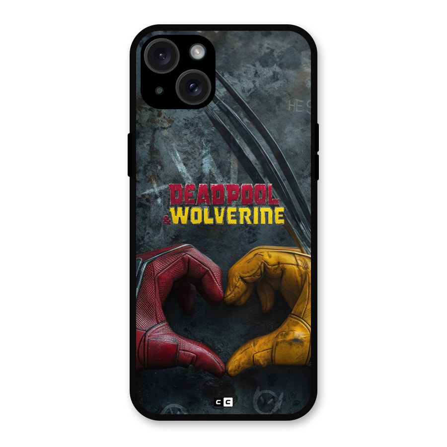 Wade Love Logan Metal Back Case for iPhone 15 Plus