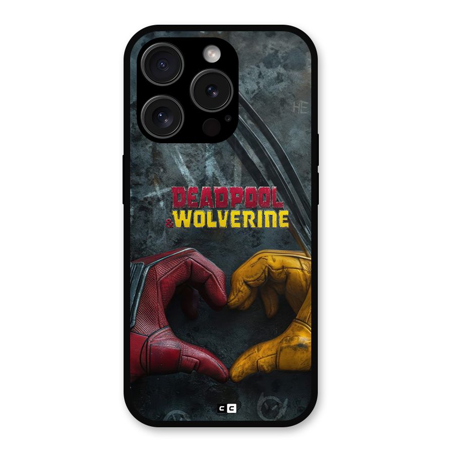 Wade Love Logan Metal Back Case for iPhone 15 Pro
