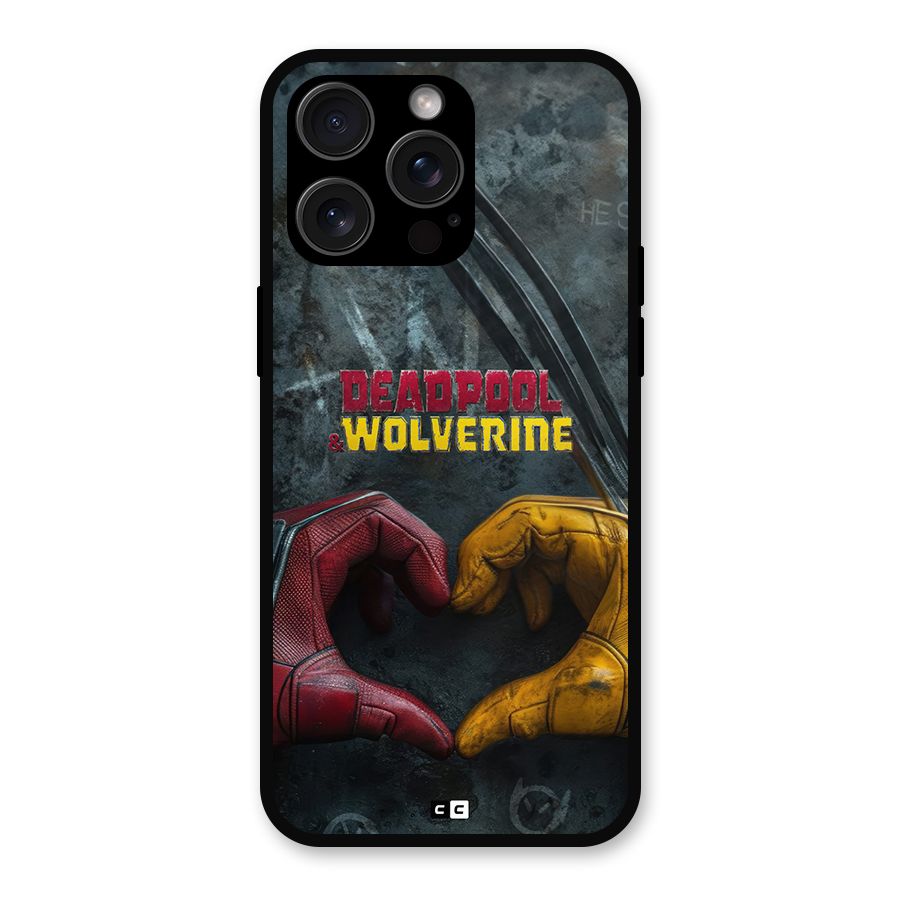 Wade Love Logan Metal Back Case for iPhone 15 Pro Max