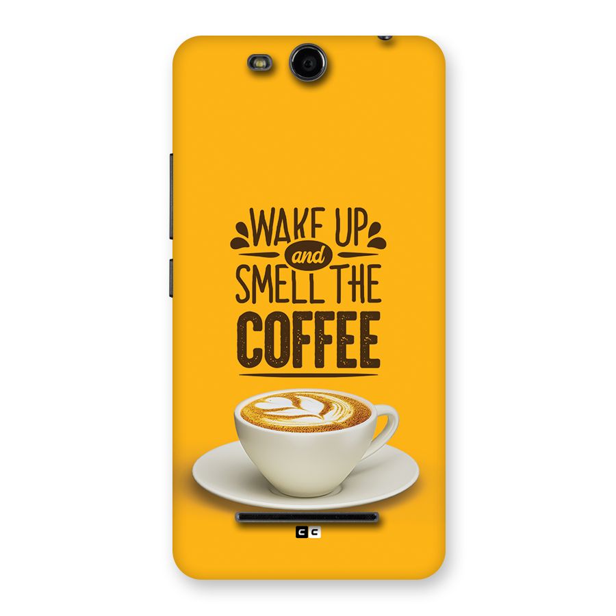 Wake Up Coffee Back Case for Canvas Juice 3 Q392