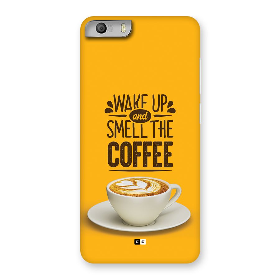 Wake Up Coffee Back Case for Canvas Knight 2