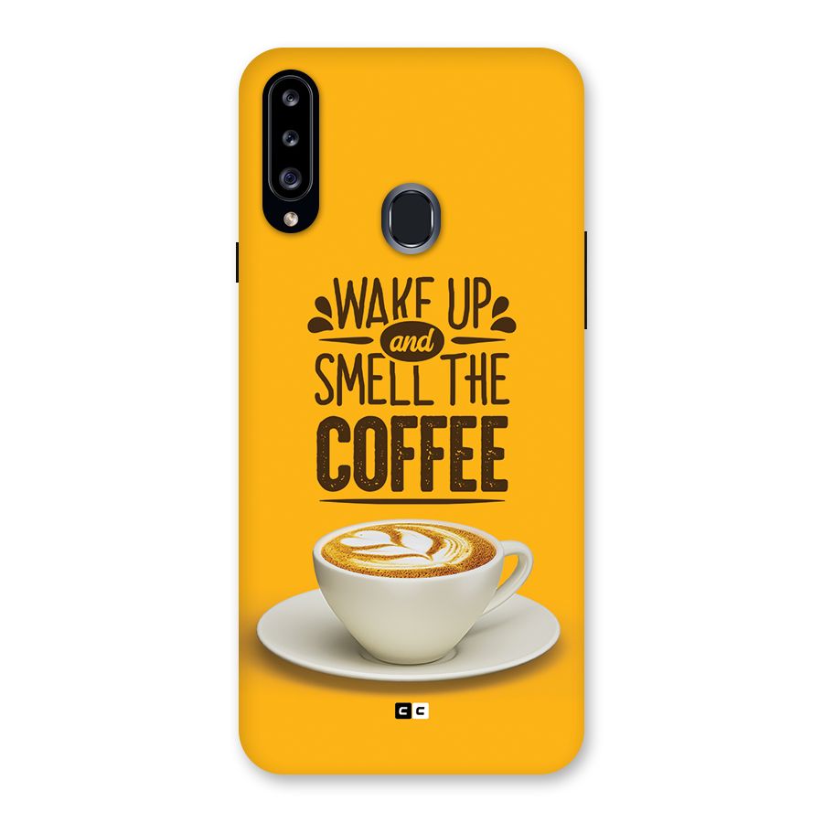 Wake Up Coffee Back Case for Galaxy A20s