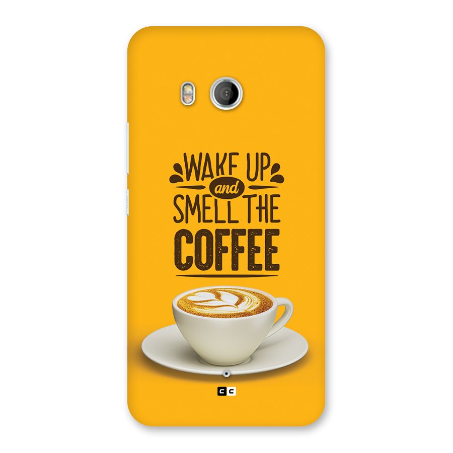Wake Up Coffee Back Case for HTC U11