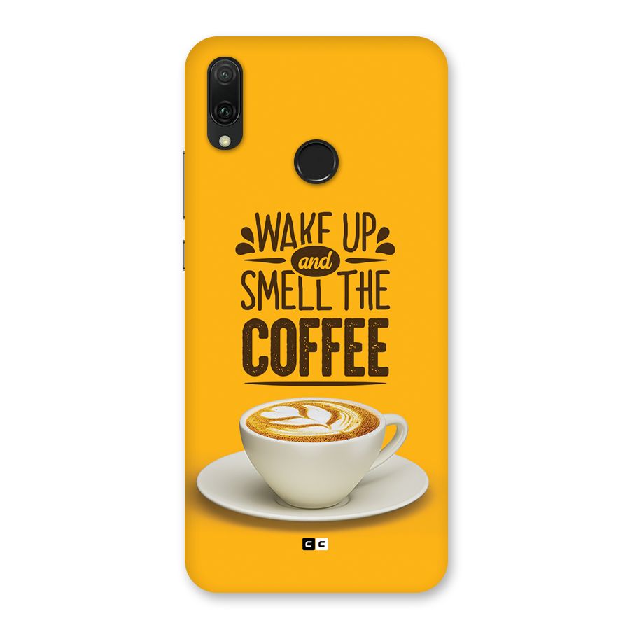 Wake Up Coffee Back Case for Huawei Y9 (2019)
