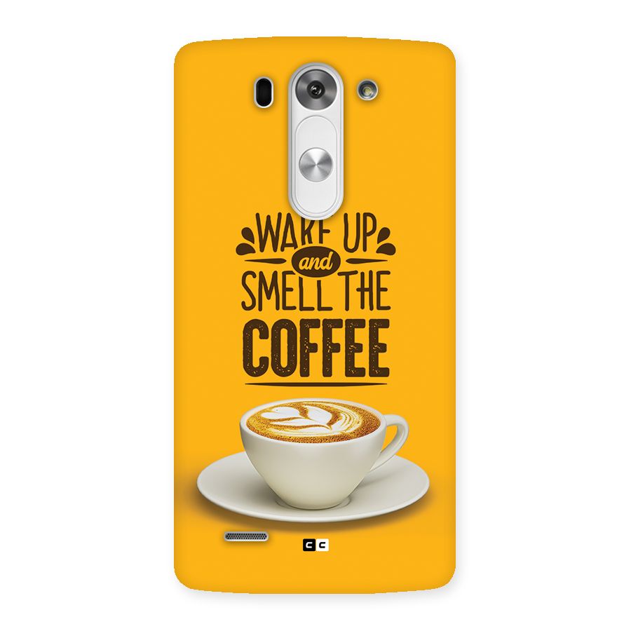 Wake Up Coffee Back Case for LG G3 Beat