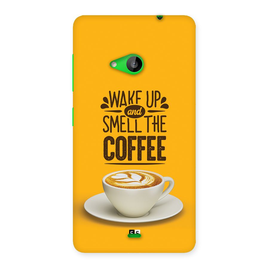 Wake Up Coffee Back Case for Lumia 535