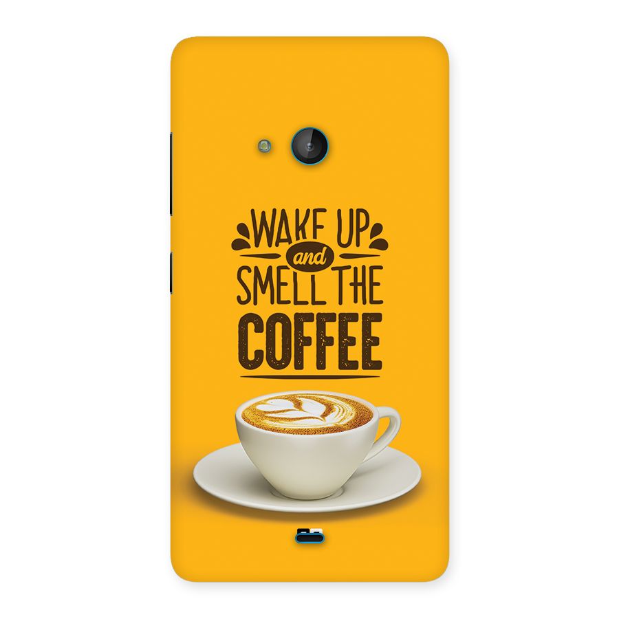 Wake Up Coffee Back Case for Lumia 540