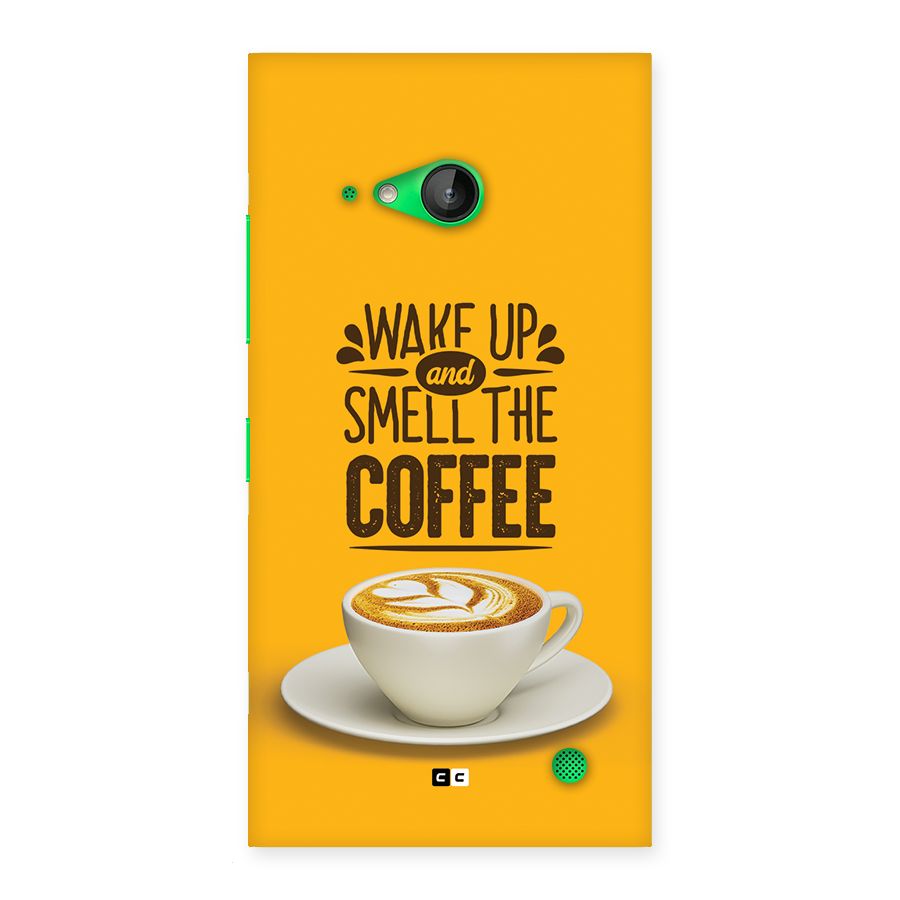 Wake Up Coffee Back Case for Lumia 730