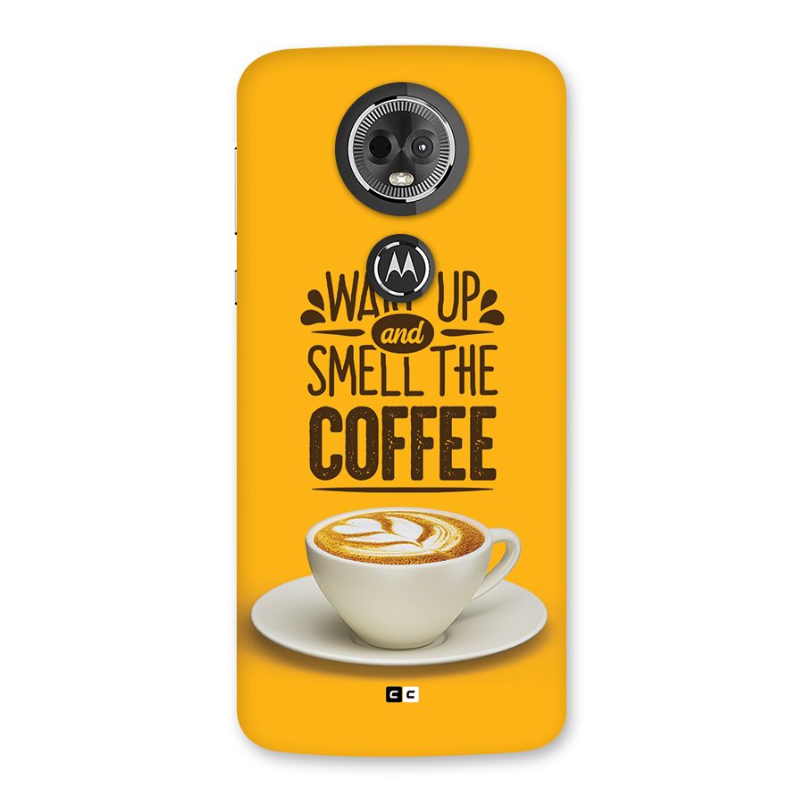 Wake Up Coffee Back Case for Moto E5 Plus