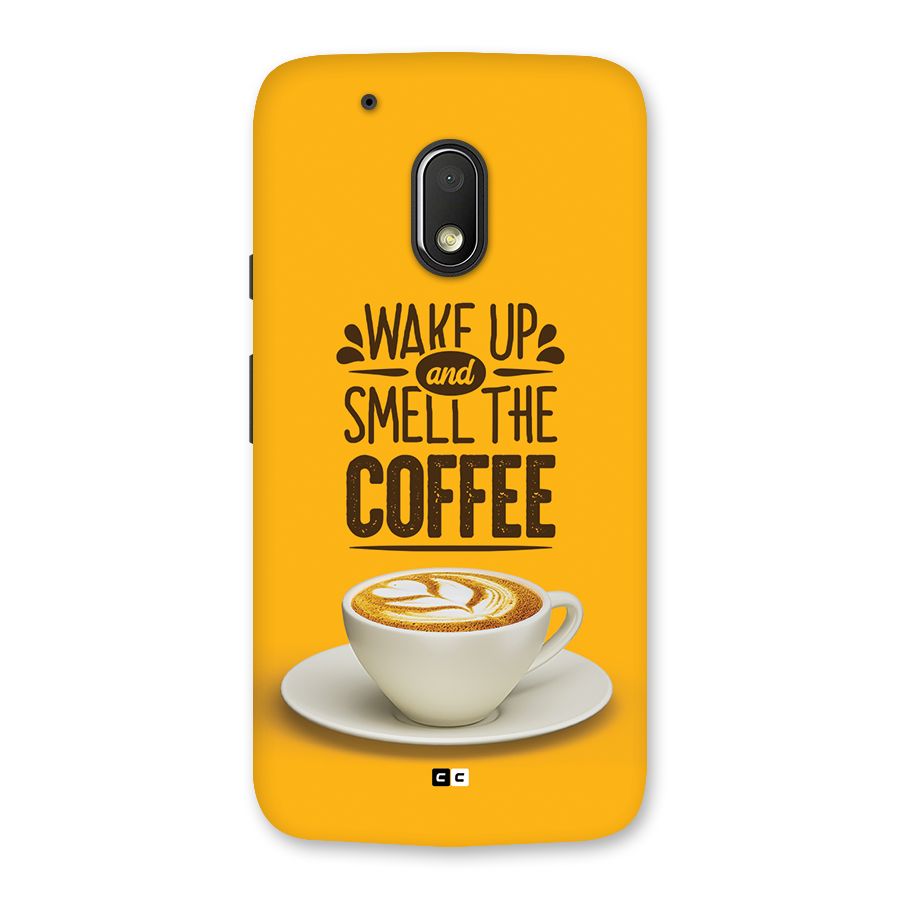Wake Up Coffee Back Case for Moto G4 Play