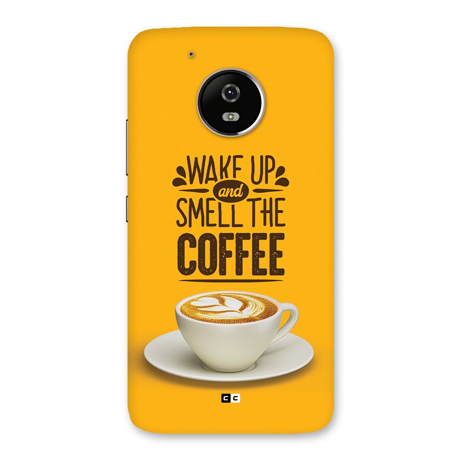 Wake Up Coffee Back Case for Moto G5
