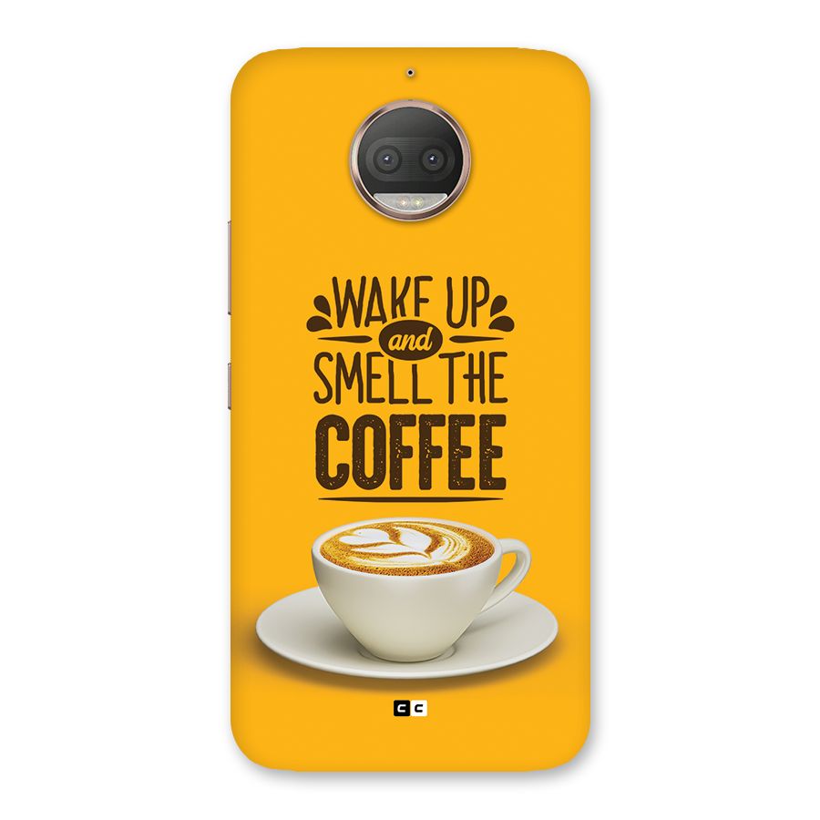 Wake Up Coffee Back Case for Moto G5s Plus