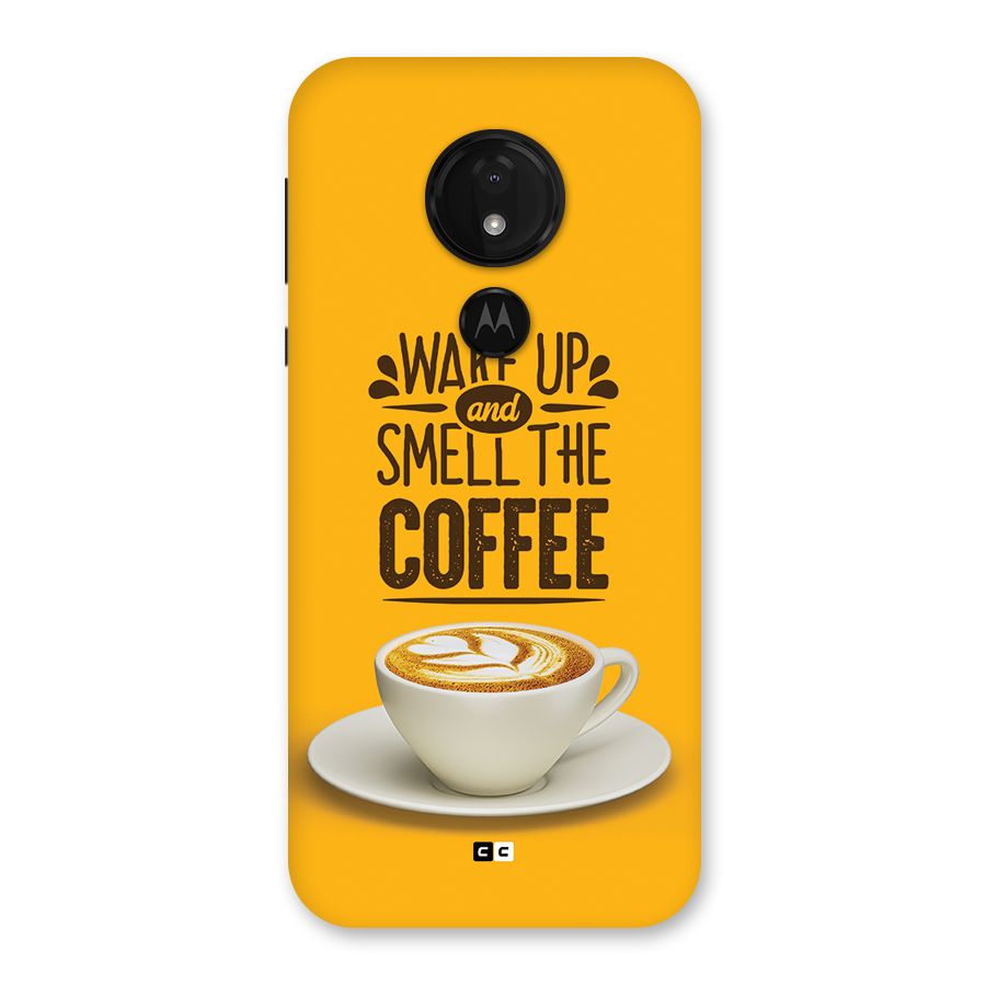 Wake Up Coffee Back Case for Moto G7 Power
