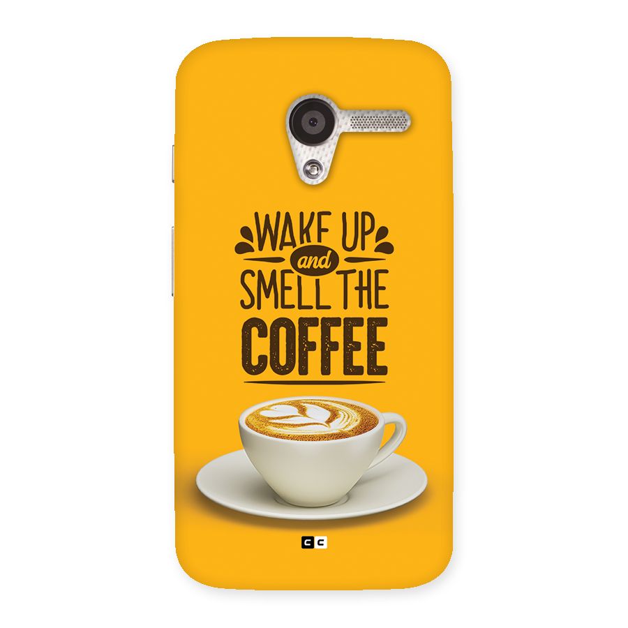 Wake Up Coffee Back Case for Moto X