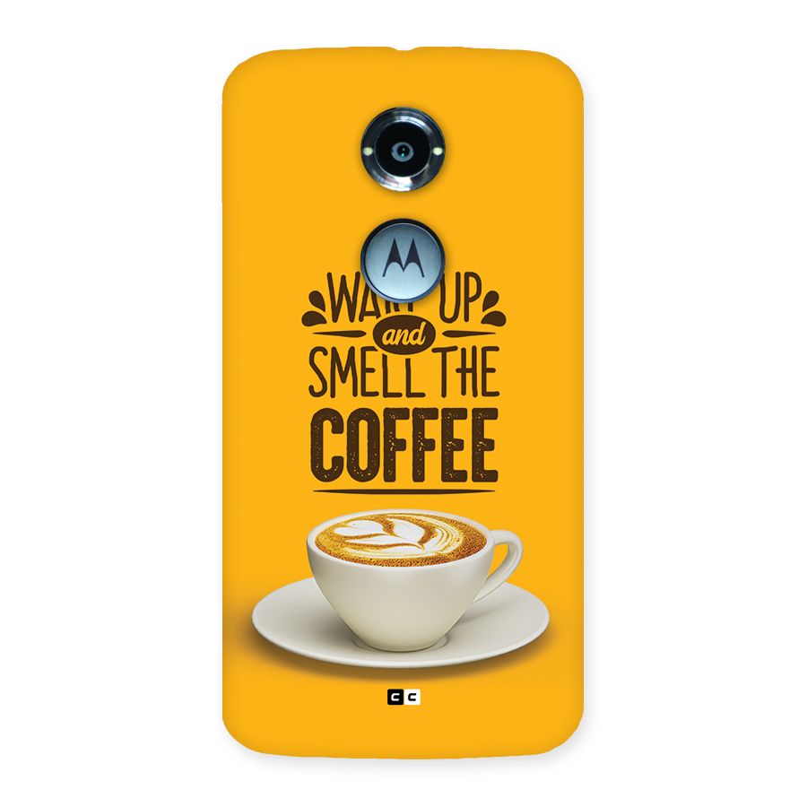 Wake Up Coffee Back Case for Moto X2