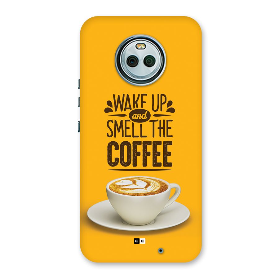 Wake Up Coffee Back Case for Moto X4