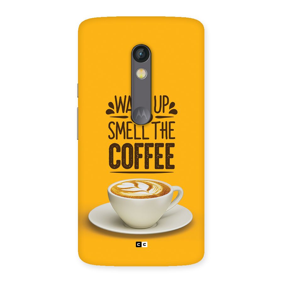 Wake Up Coffee Back Case for Moto X Play
