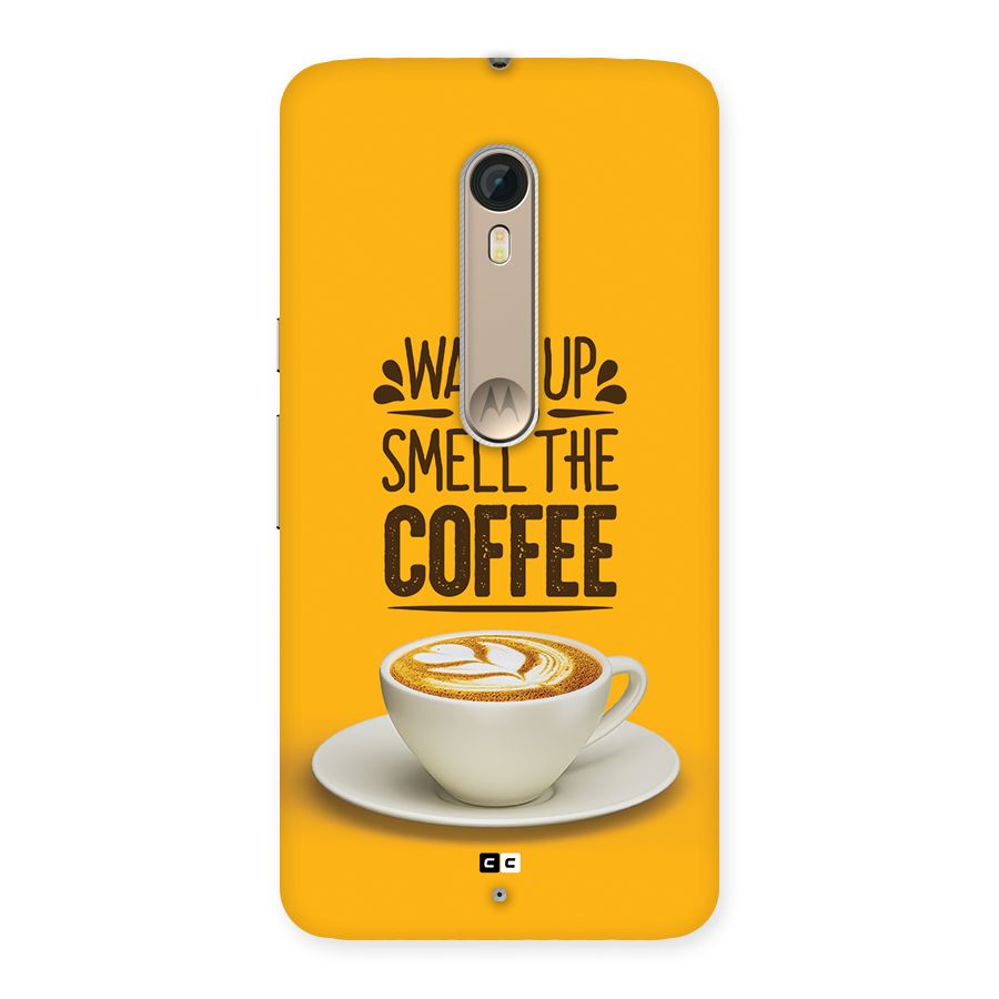 Wake Up Coffee Back Case for Moto X Style