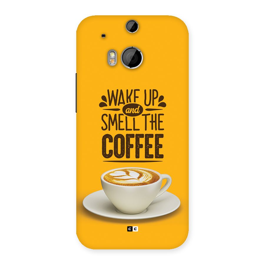 Wake Up Coffee Back Case for One M8