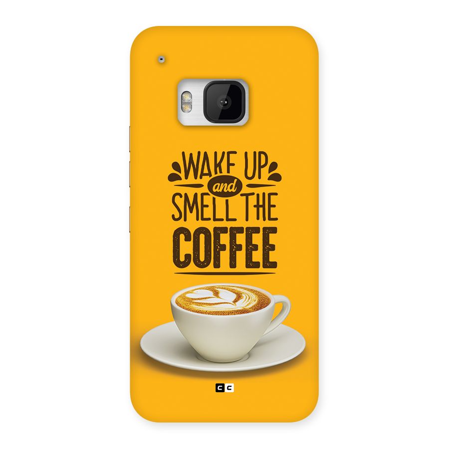 Wake Up Coffee Back Case for One M9