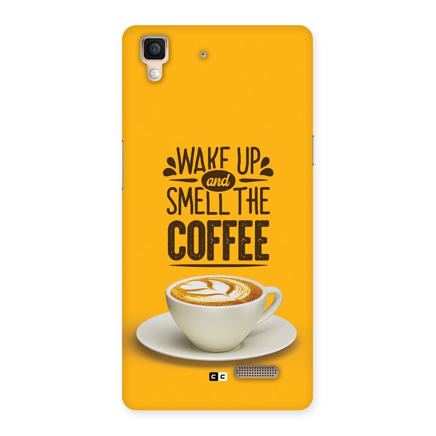 Wake Up Coffee Back Case for Oppo R7