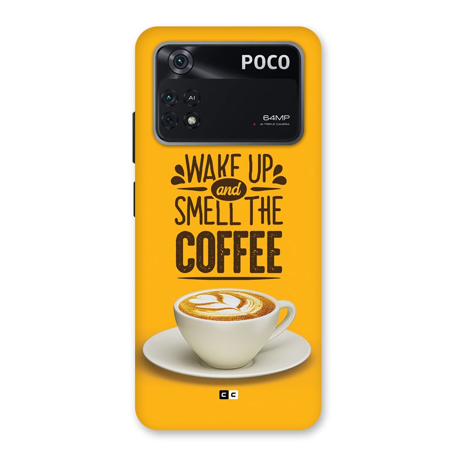Wake Up Coffee Back Case for Poco M4 Pro 4G