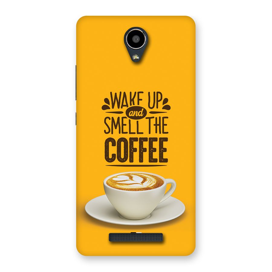 Wake Up Coffee Back Case for Redmi Note 2