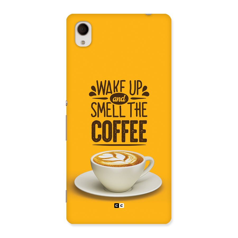 Wake Up Coffee Back Case for Xperia M4
