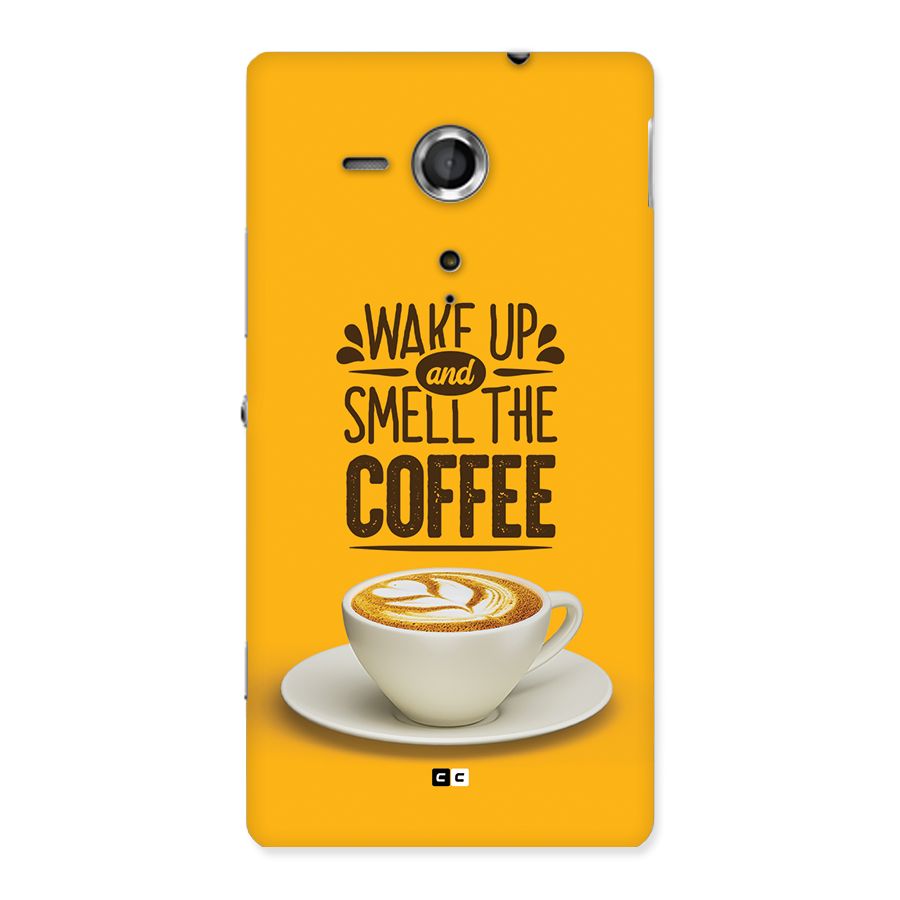 Wake Up Coffee Back Case for Xperia Sp