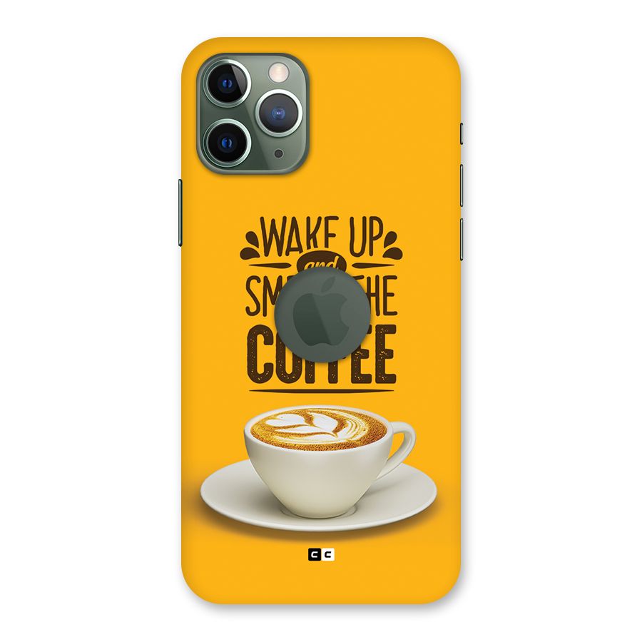 Wake Up Coffee Back Case for iPhone 11 Pro Logo Cut