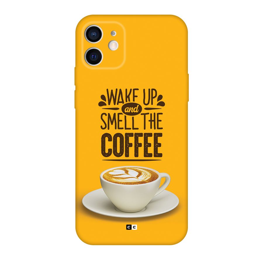 Wake Up Coffee Back Case for iPhone 12