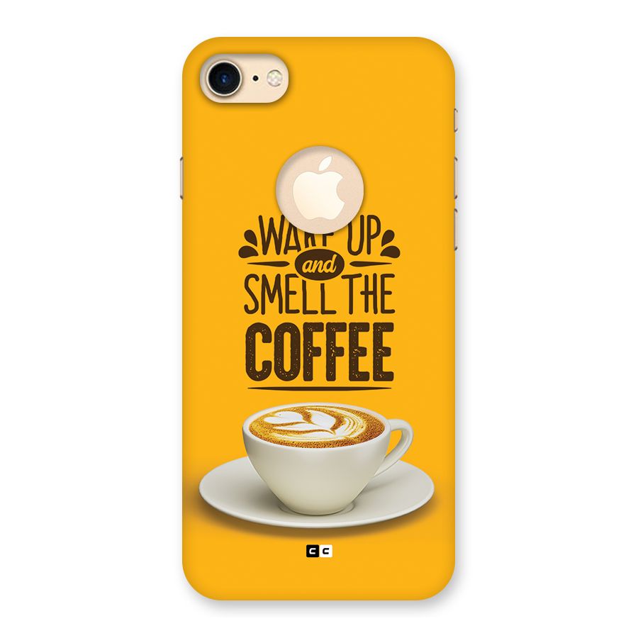 Wake Up Coffee Back Case for iPhone 7 Logo Cut