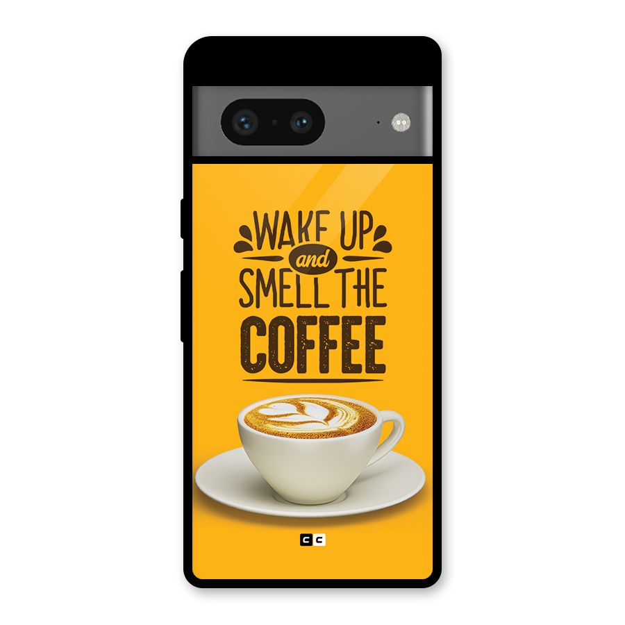 Wake Up Coffee Glass Back Case for Google Pixel 7