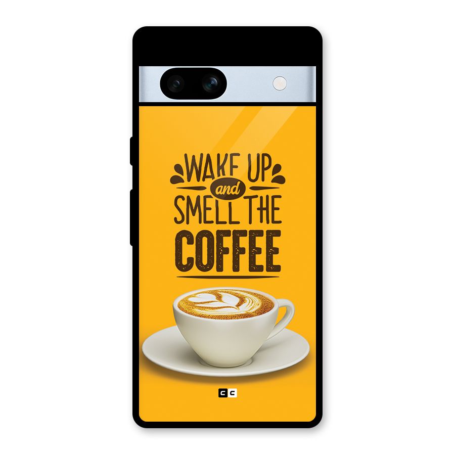 Wake Up Coffee Glass Back Case for Google Pixel 7a