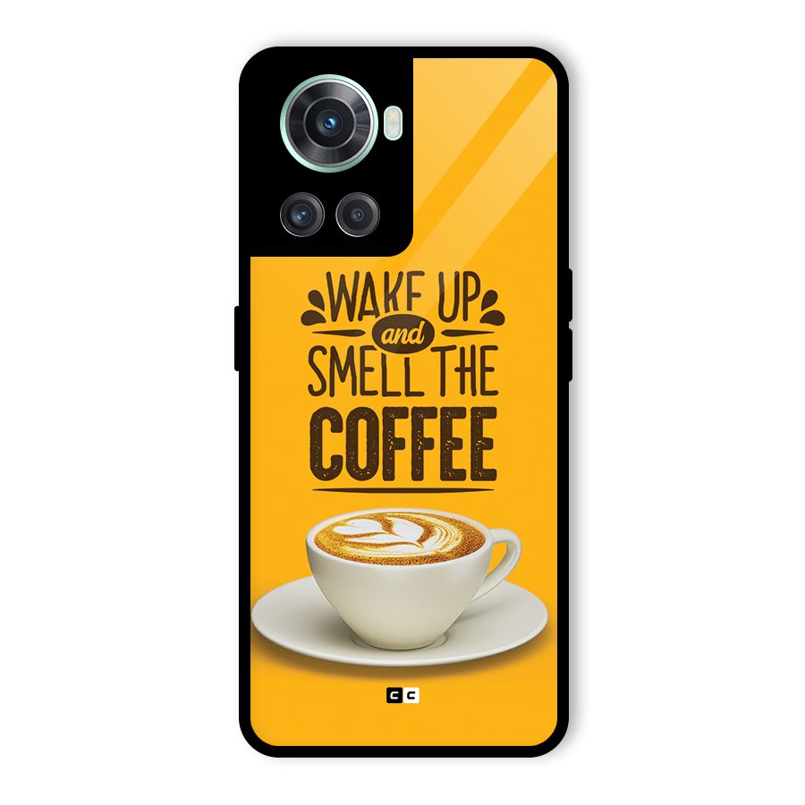 Wake Up Coffee Glass Back Case for OnePlus 10R