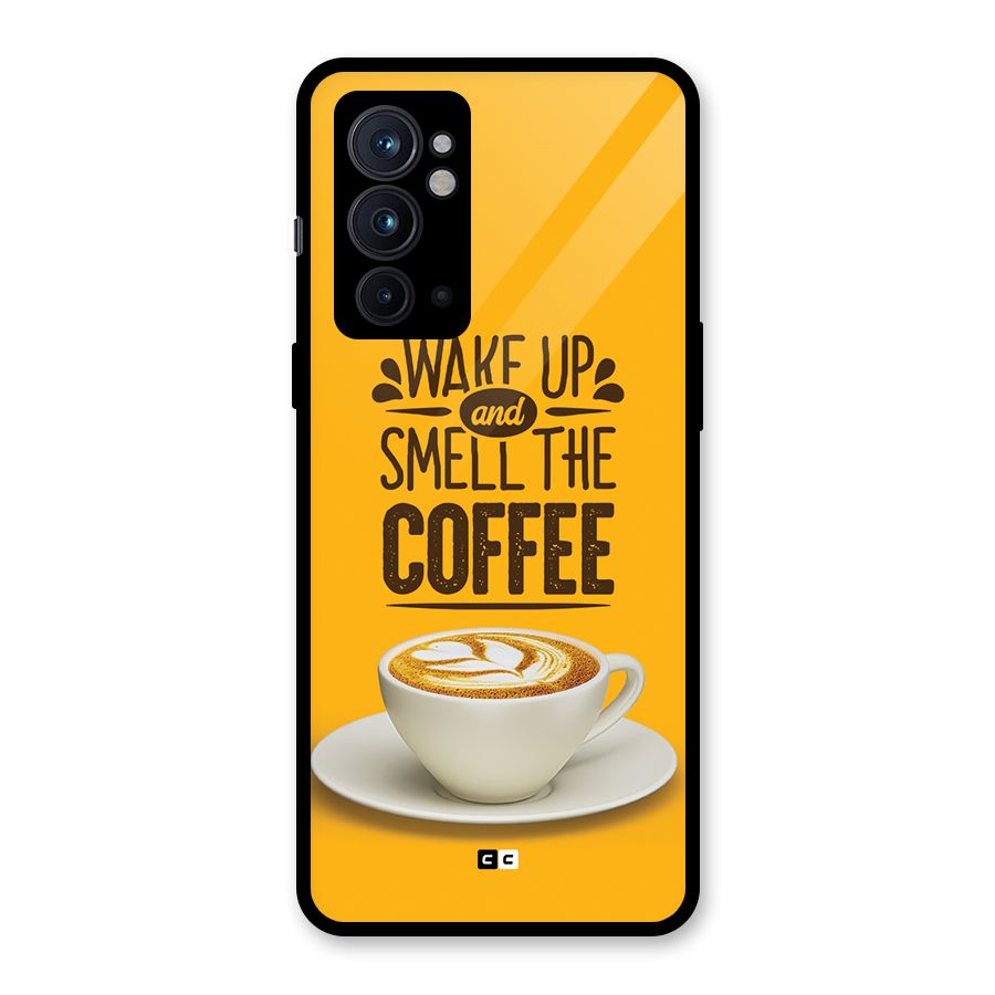 Wake Up Coffee Glass Back Case for OnePlus 9RT 5G