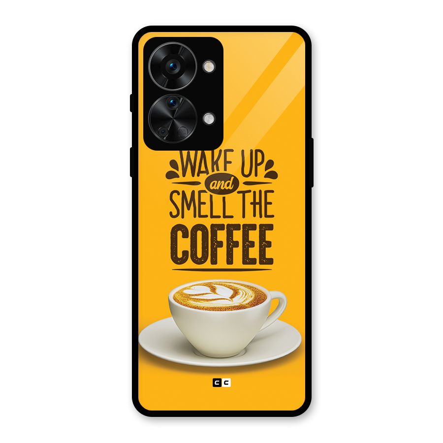 Wake Up Coffee Glass Back Case for OnePlus Nord 2T