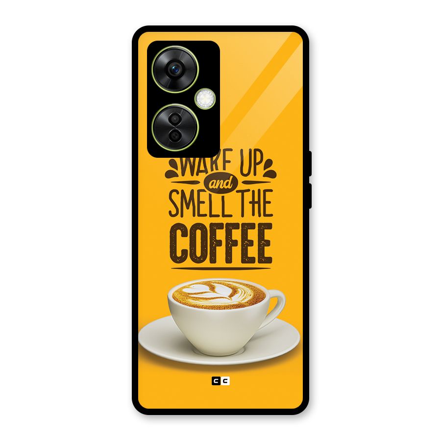 Wake Up Coffee Glass Back Case for OnePlus Nord CE 3 Lite